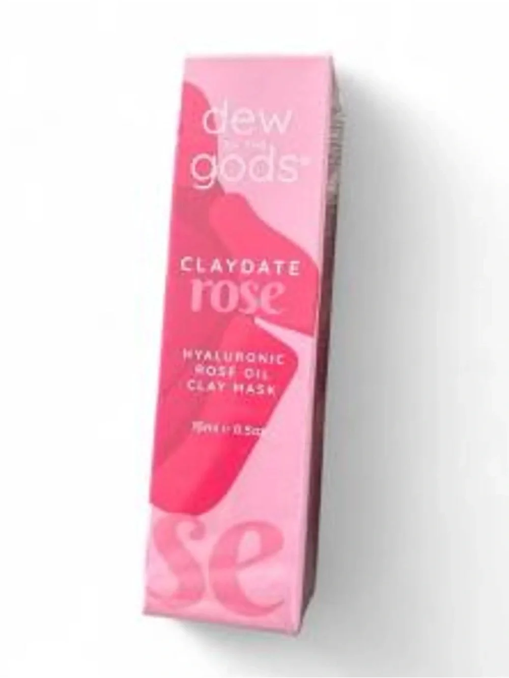 Dew of the Gods Claydate Rose Hyaluronic Rose Oil Clay Mask
